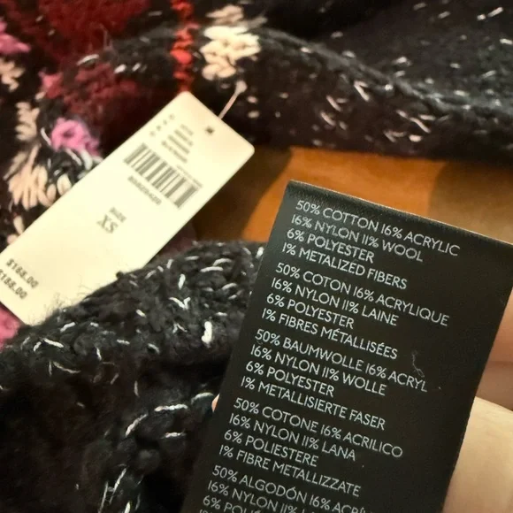 NWT Pilcro by Anthropologie Zip Cardigan